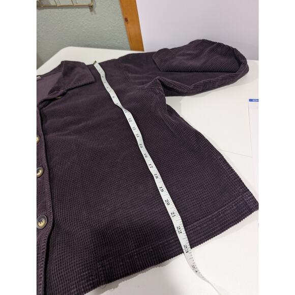 Bryn Walker Jacket Womens Small Purple Corduroy Lightweight Cotton - Picture 11 of 12